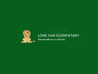 Lone Oak Elementary school logo with link to site