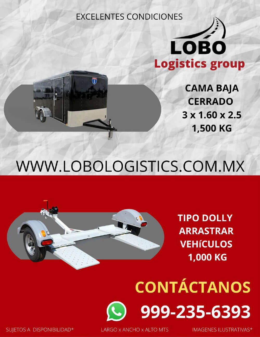 Renta de remolques y de carga en Mérida