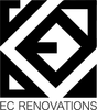 EC Renovations logo with black geometric diamond symbol and company name
