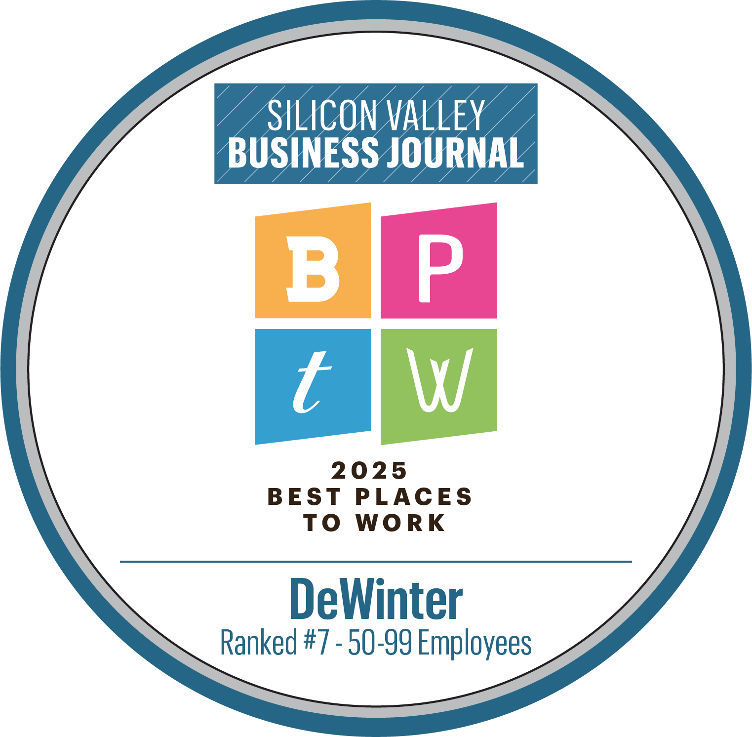 DeWinter Named One of Best Places to Work in the Bay Area 2025