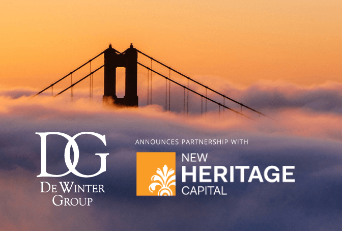 The DeWinter Group announces partnership with New Heritage Captial Bay Area and Boston