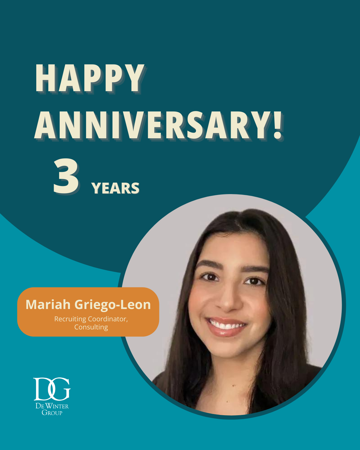 F&A Recruiting and Staffing Employee Appreciation at DeWinter Group Mariah Griego-Leon
