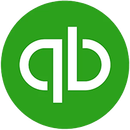 QuickBooks logo: white “qb” letters on a green circle