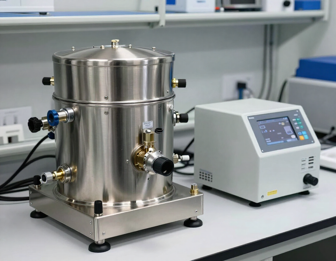 Helium bombing chamber and mass spectrometer leak detector