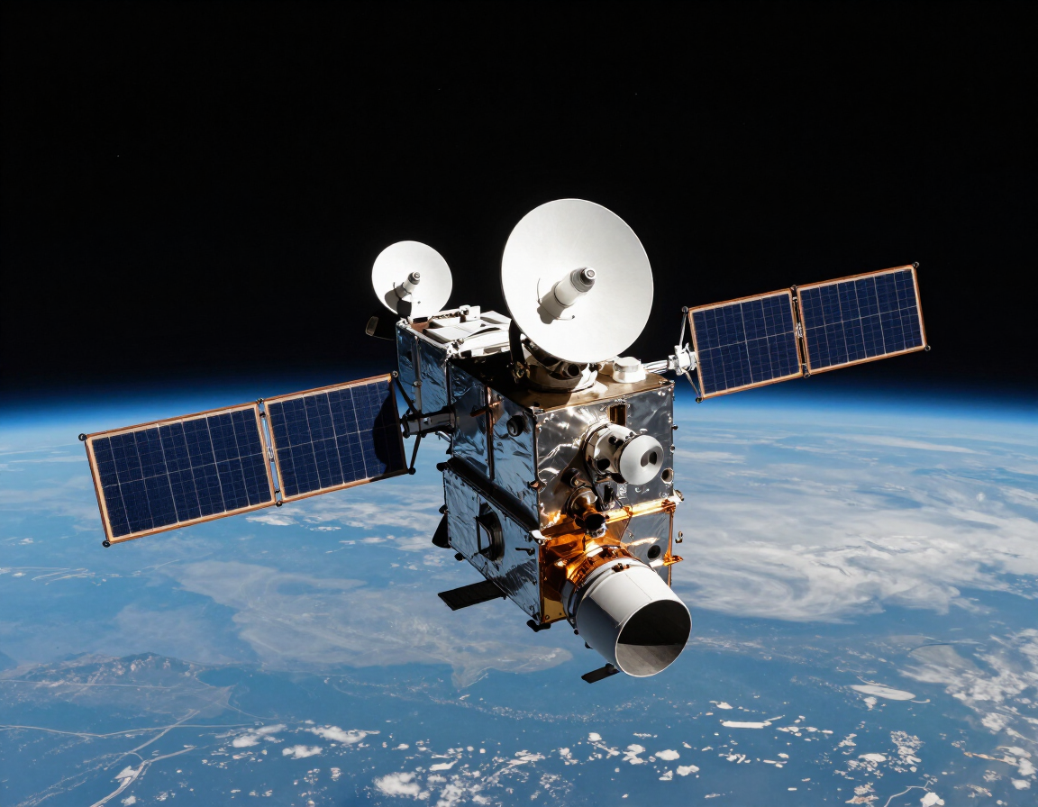 Satellite in orbit