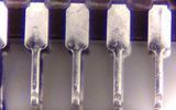 Typical solder finish on component leads