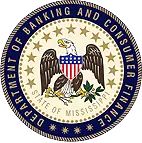 The seal of the department of banking and consumer finance of the state of mississippi.