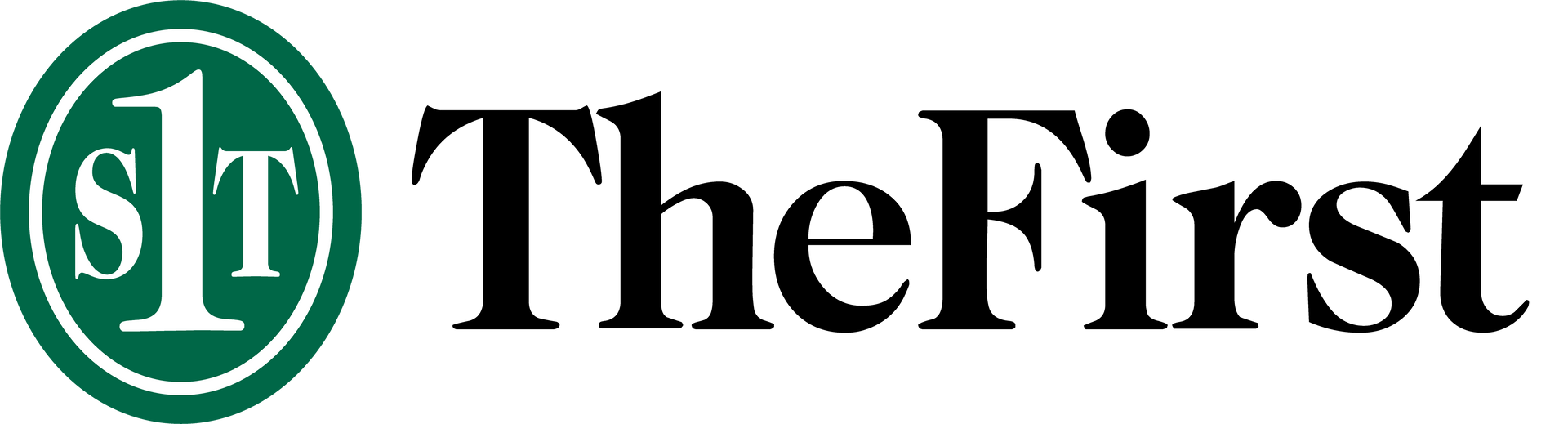 Logo of "s1T" in green circle with the words "TheFirst" in black.