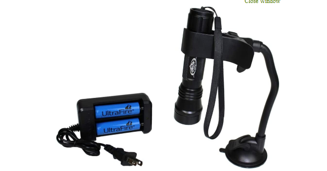 15230 - Delta Kits Ignite 6V LED UV Curing Lamp/Light 365 nm with Batteries, Charger and Mount Resin Curing