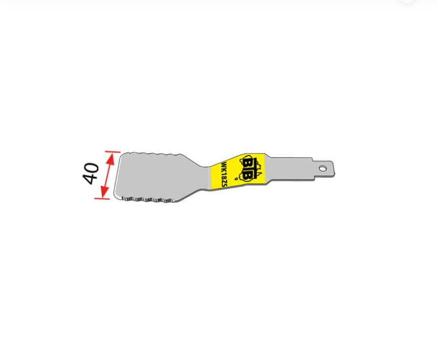 WK18ZS - BTB Serrated Spade Z Blade