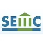 SEIIC logo in blue and green with stylized letters and horizontal bars