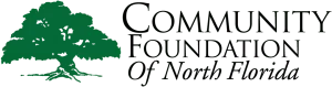 Community Foundation of North Florida logo with green tree and black text