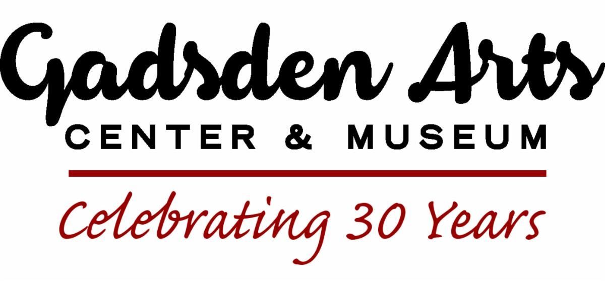 Gladstone Arts Center & Museum logo with “Celebrating 30 Years” in red script