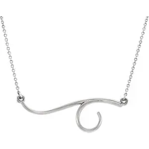 14kt WG necklace
