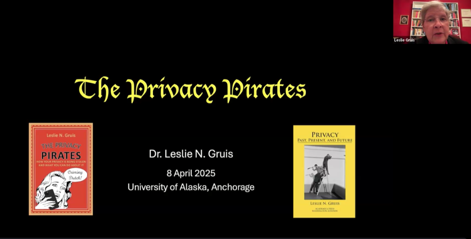 Dr. Leslie Gruis presentation slide titled 