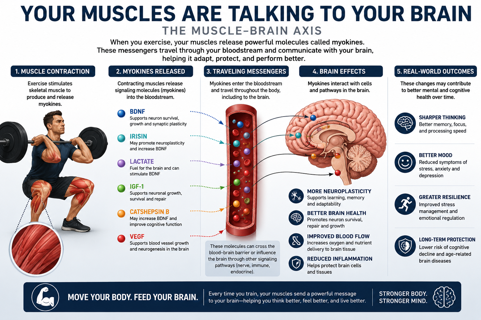 the muscle brain axsis diagram