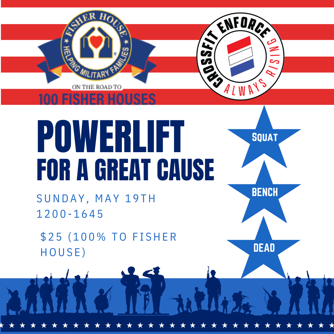 An advertisement for powerlift for a great cause