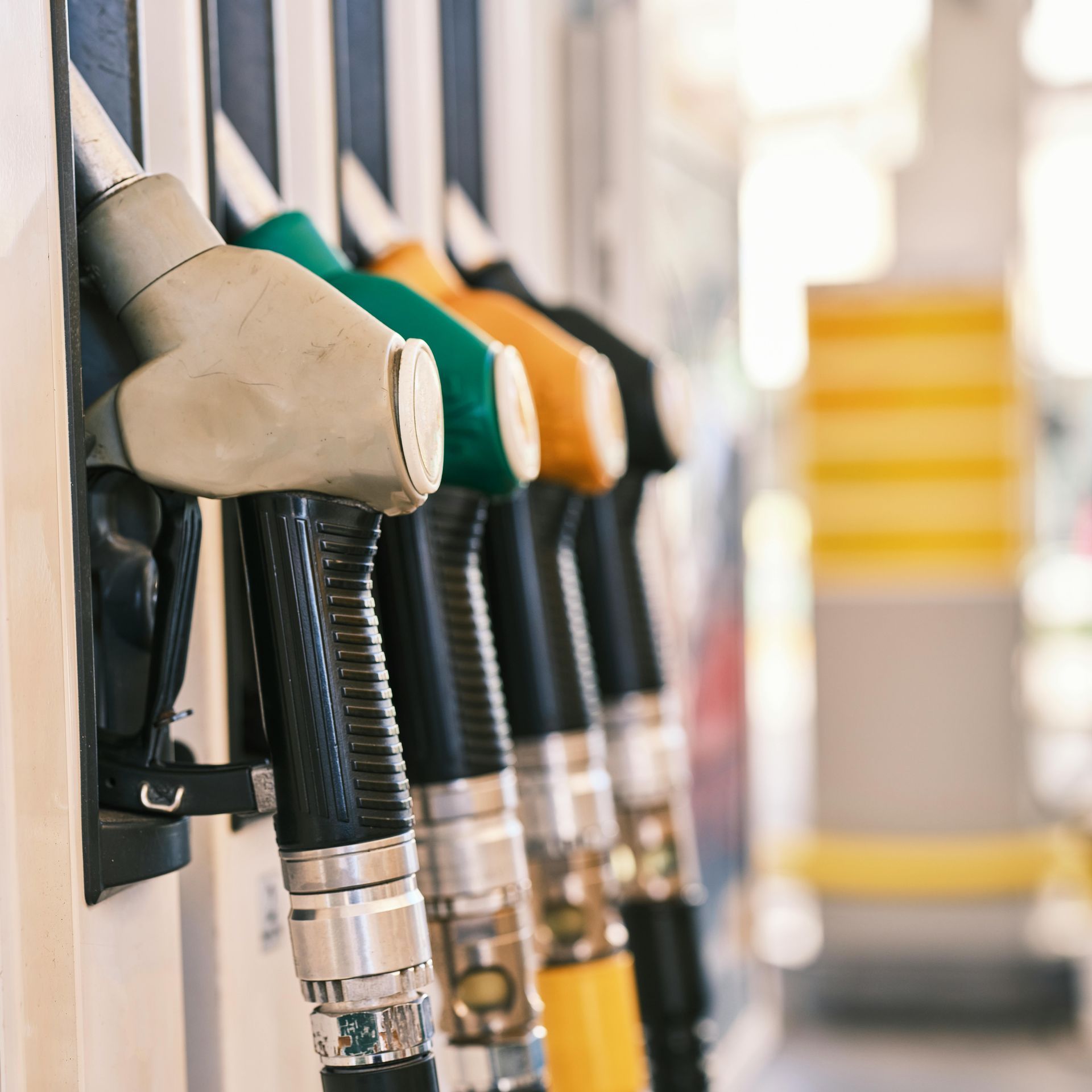 Gas pump handles