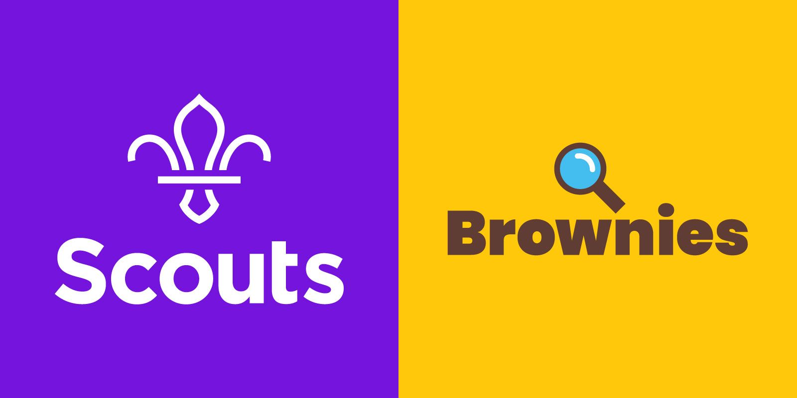 Logos for Scouts and Brownies