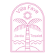 Een roze logo voor Villa Fave Javea Tosalet