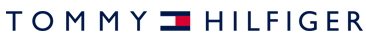 Il logo di tommy hilfiger ha una bandiera rossa, bianca e blu.