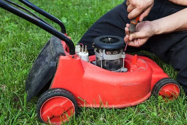 Orange Lawn Mower Repair — Gloucester Outdoor Solutions In Bulahdelah, NSW