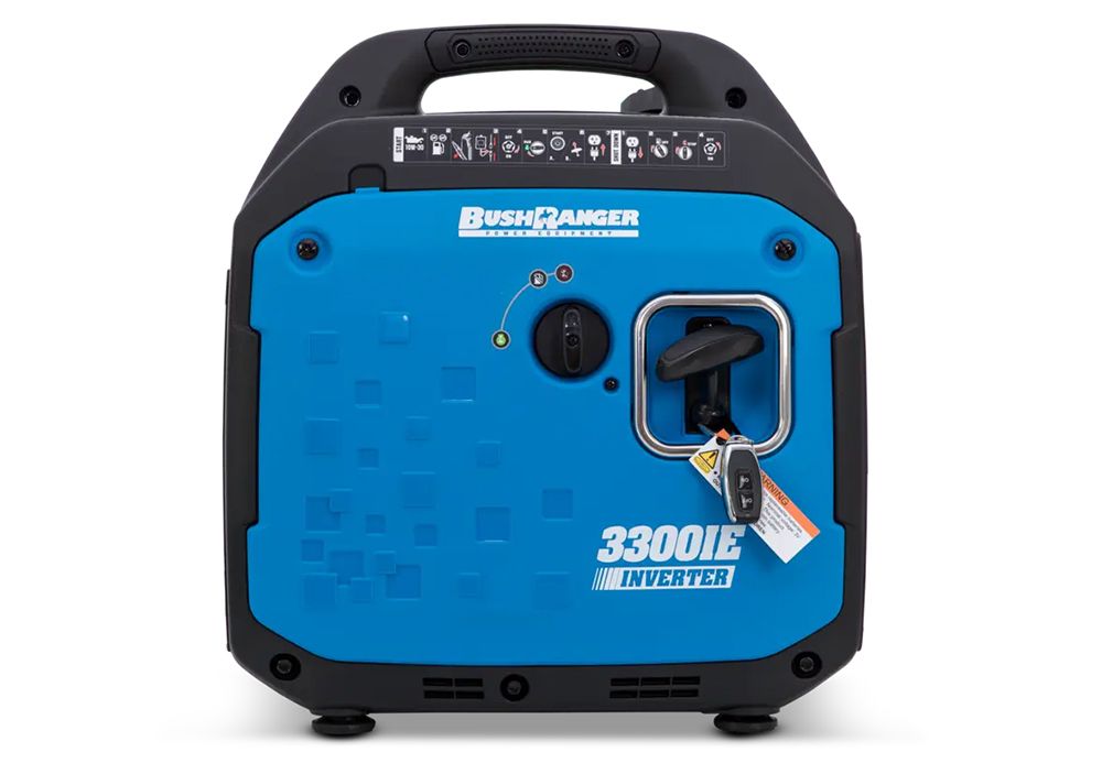 Blue and black Bua Ranger 3300iE Inverter Generator — Gloucester Outdoor Solutions In Gloucester, NSW