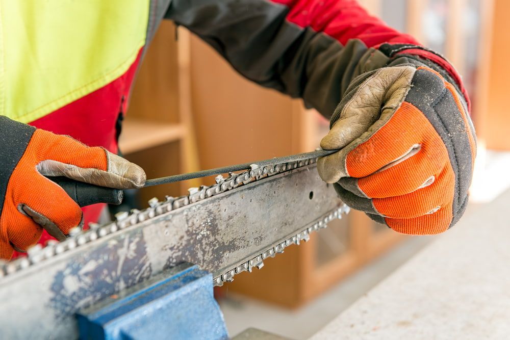 Repairing Chainsaw — Gloucester Outdoor Solutions In Stroud, NSW