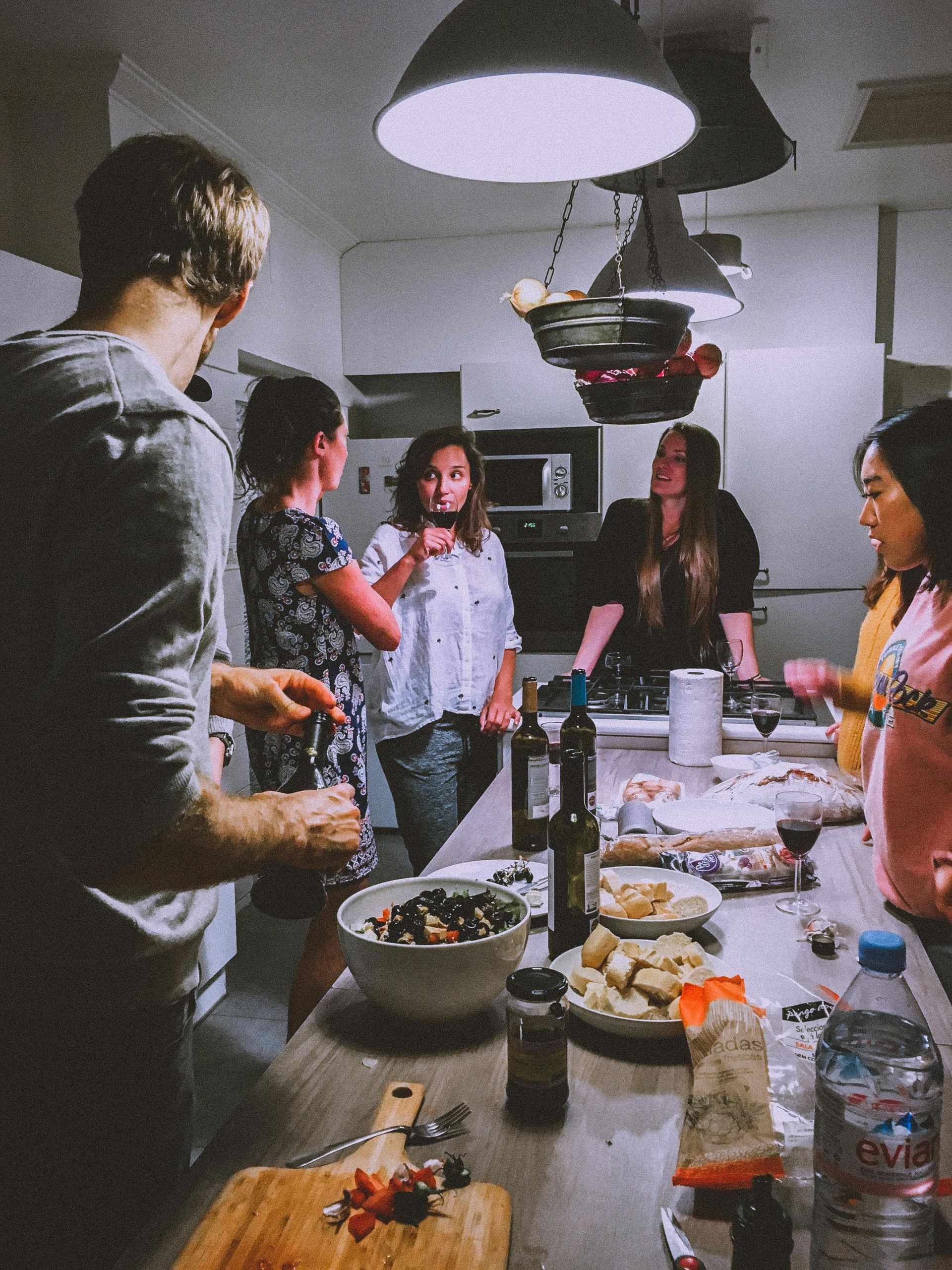 Dinner cooked by a player