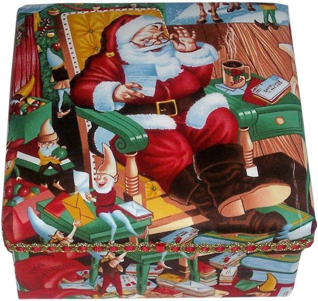 Santa's Workshop Keepsake Box