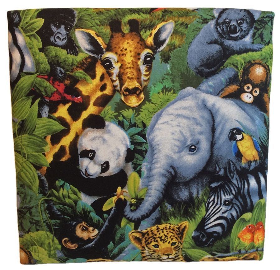 Baby Jungle Animals Keepsake Box