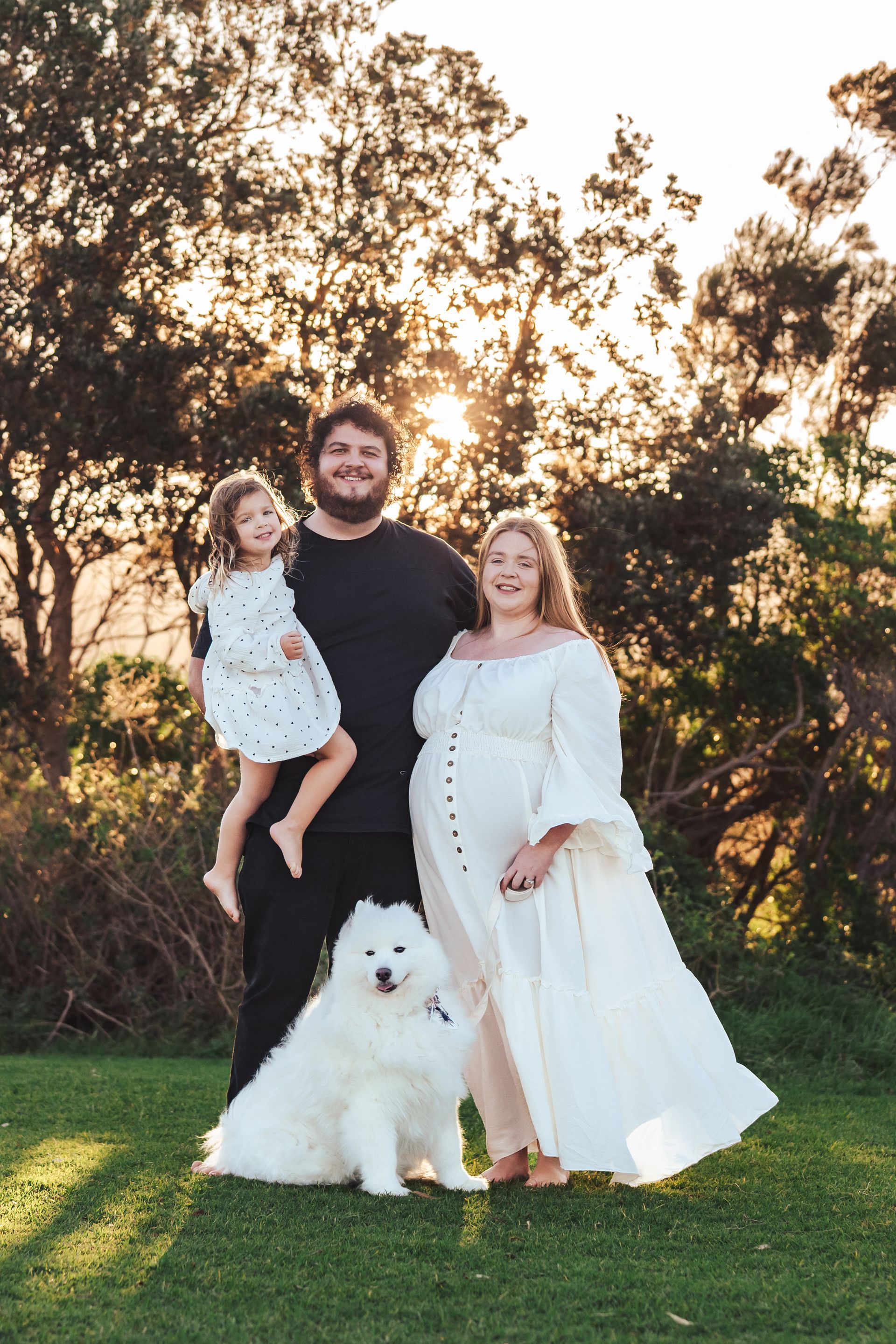 the founders of Cuddly Bubs with their lovely daughter