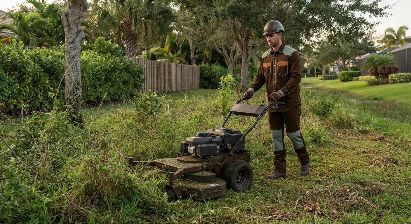 Professional brush and land clearing in Weston Florida