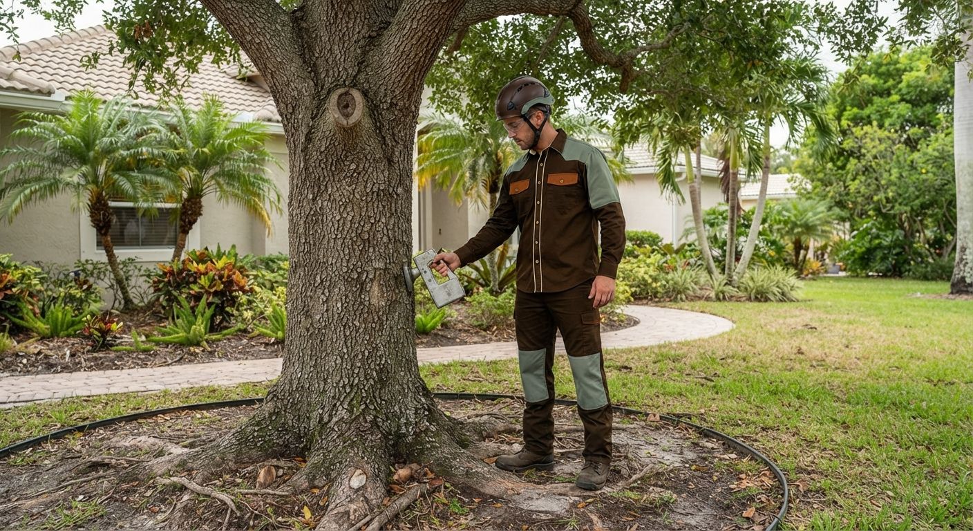 Professional tree health assessment in Weston Florida