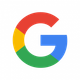 A google logo with a red , yellow , green and blue circle around the letter g.
