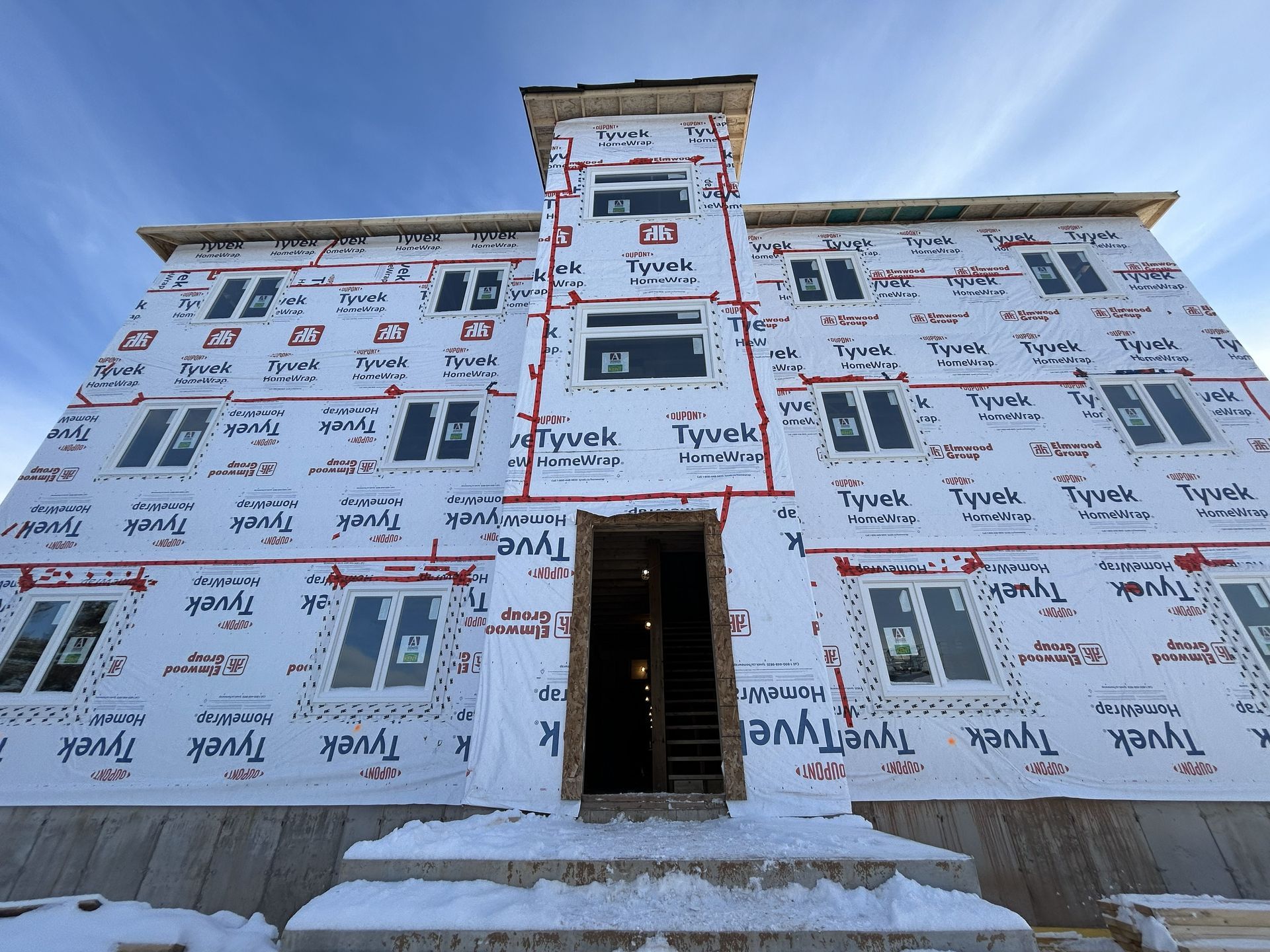 installing windows and doors multifamily unit