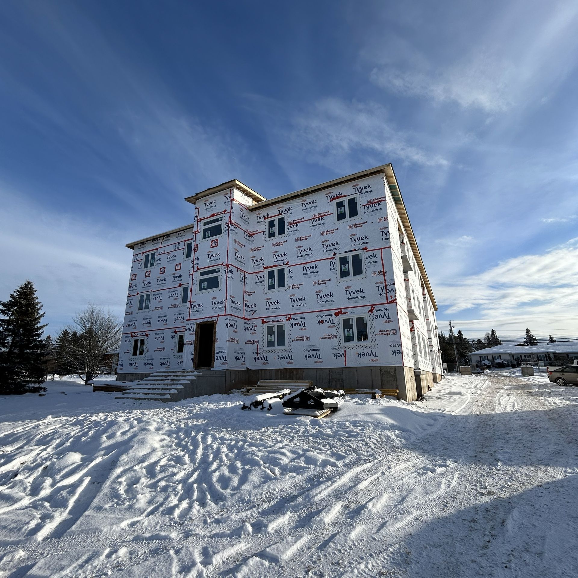 installing windows and doors multifamily unit