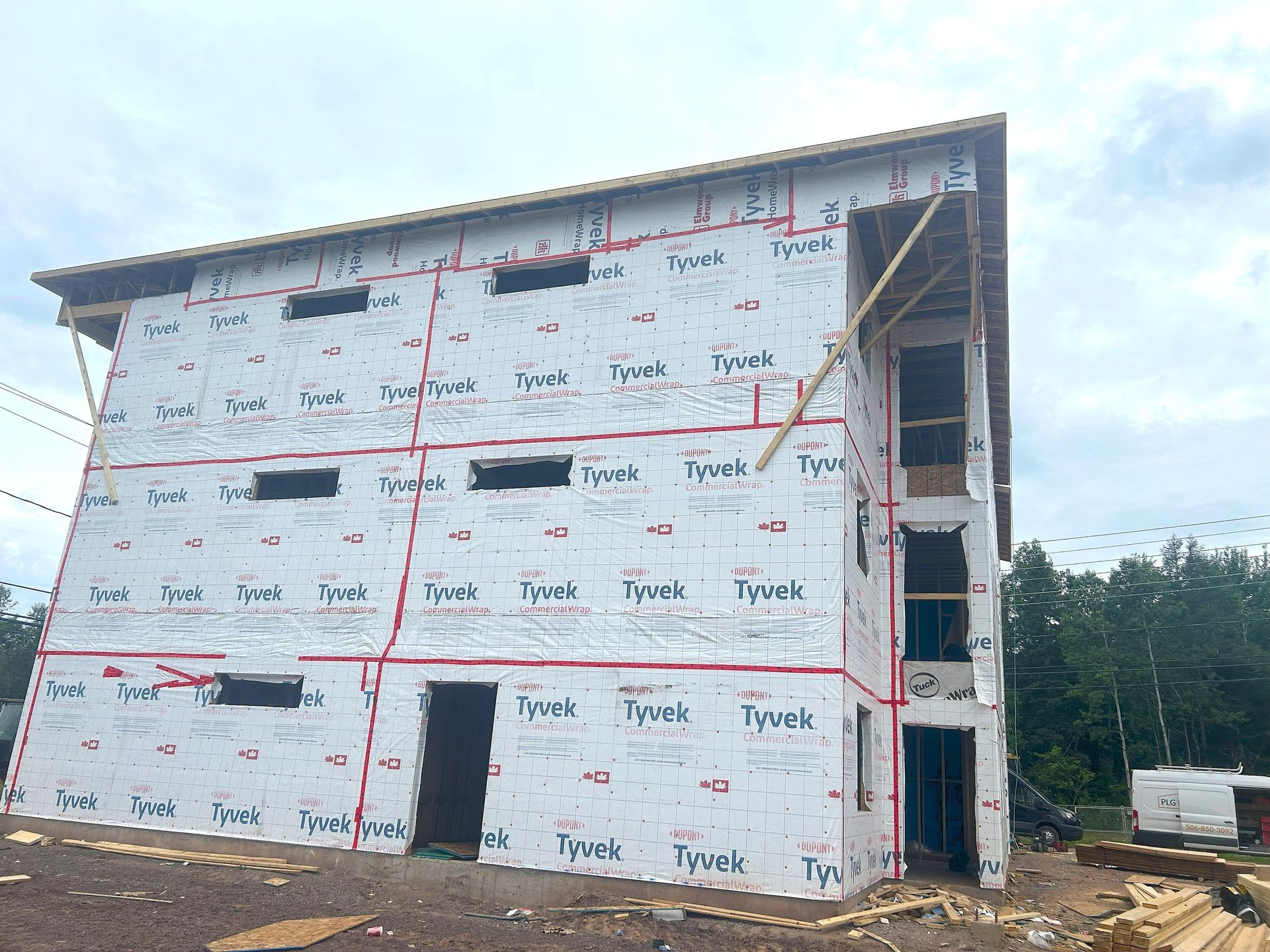 installing windows and doors multifamily unit
