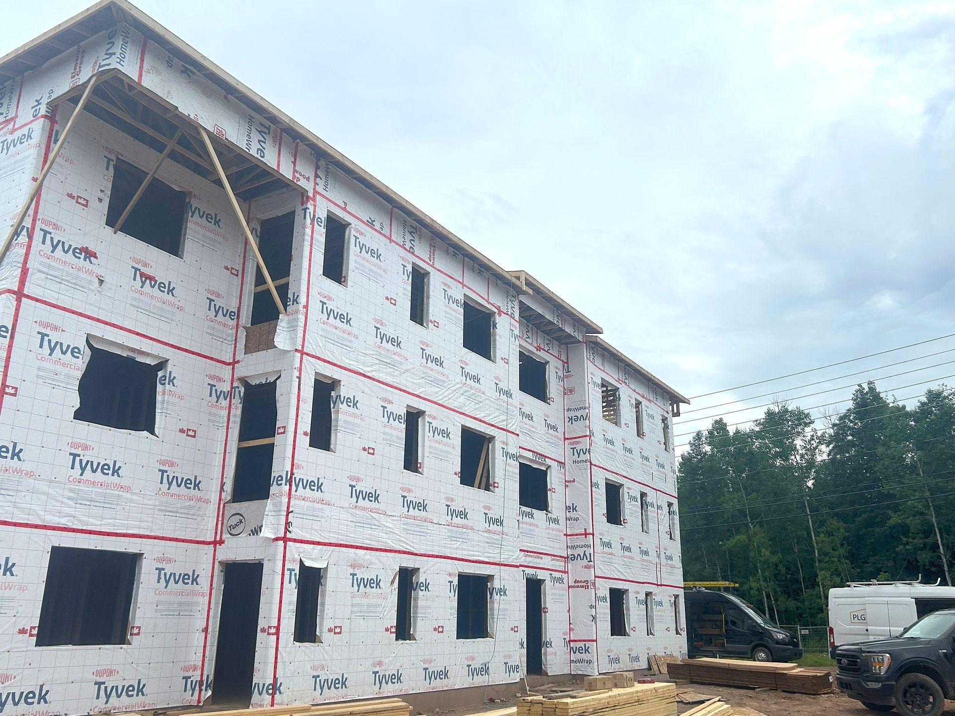 installing windows and doors multifamily unit