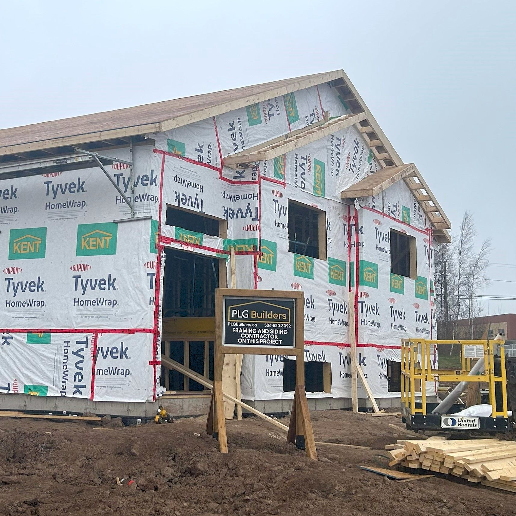 Framing work for duplex