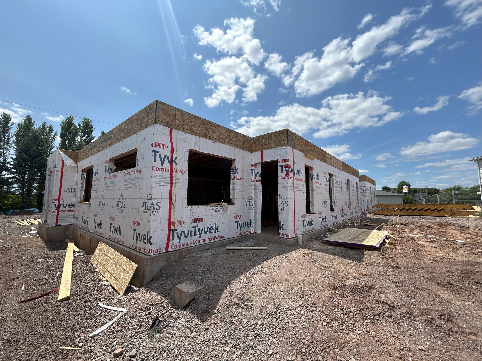 framing residential building