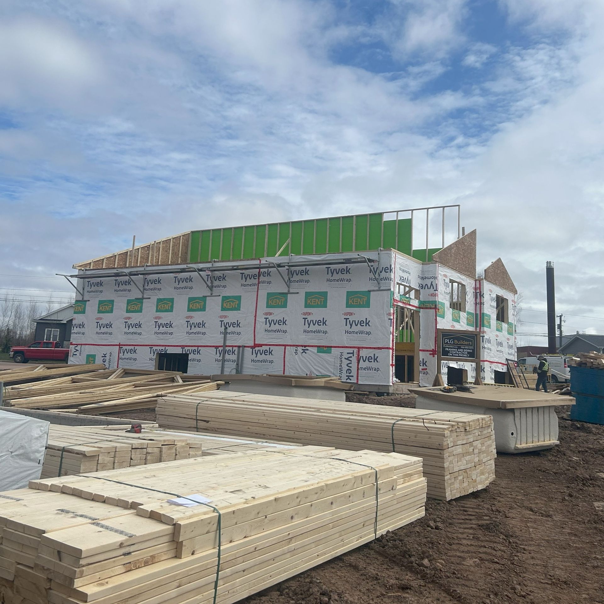 Framing work for duplex
