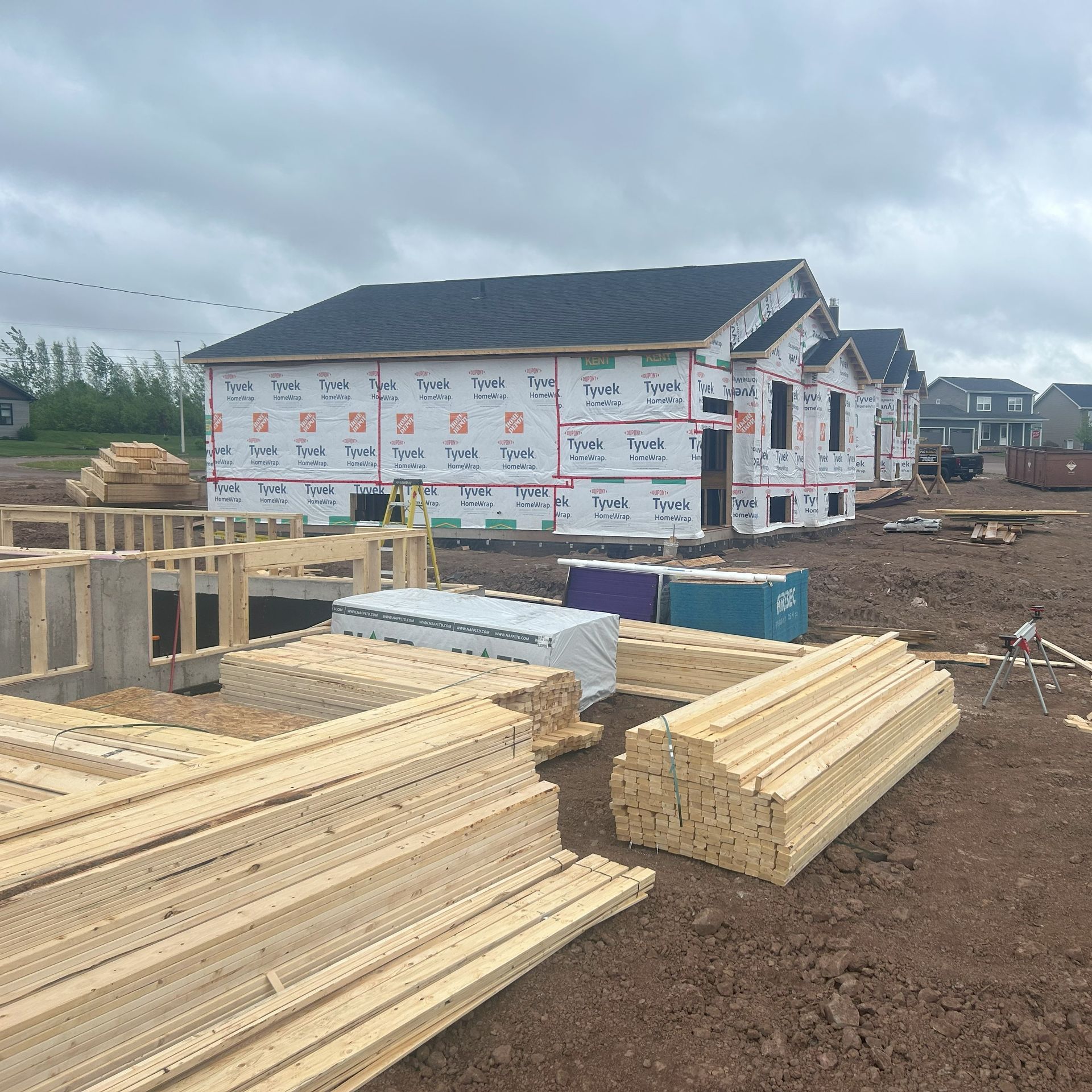 Framing work for duplex