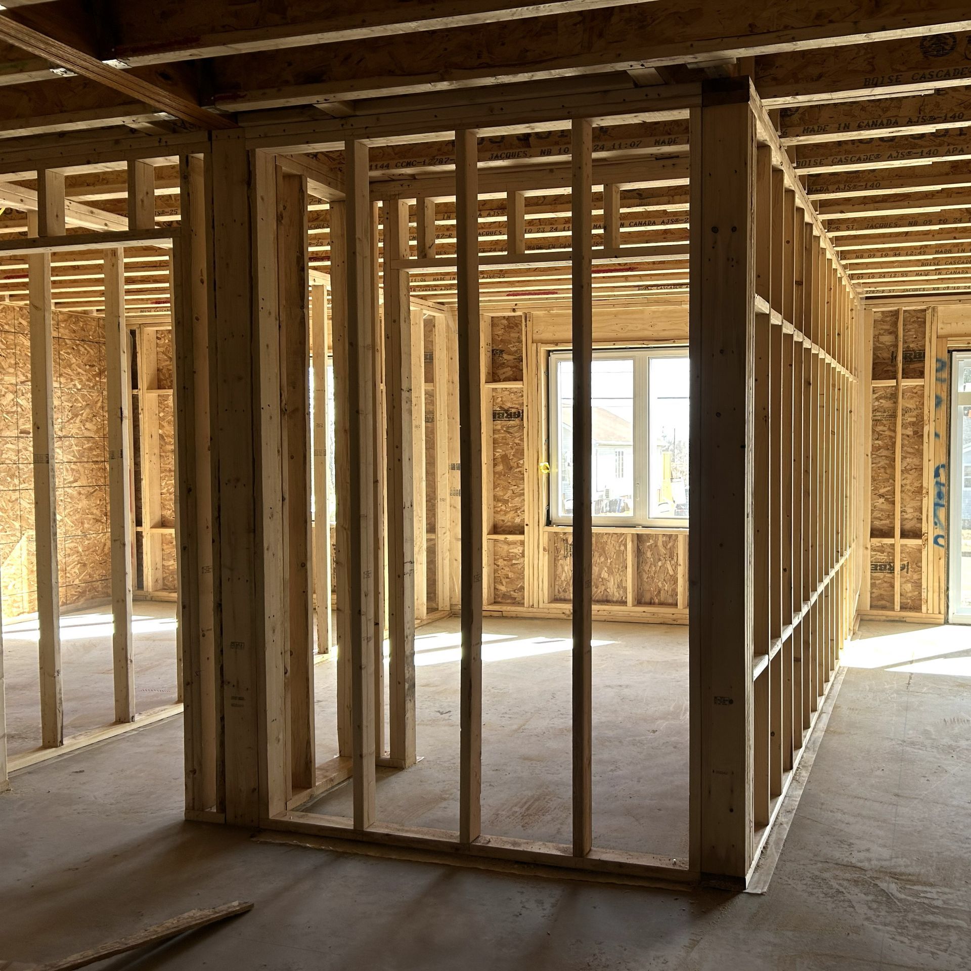 interior wall
