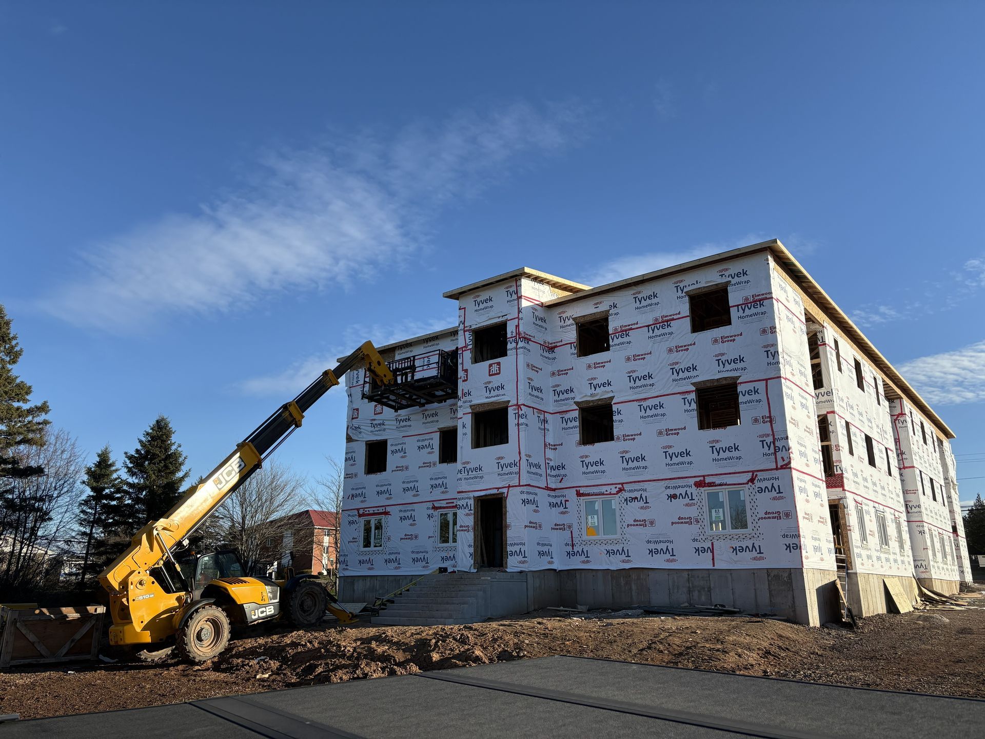 installing windows and doors multifamily unit