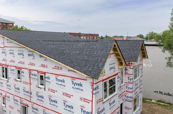 framing done residential property