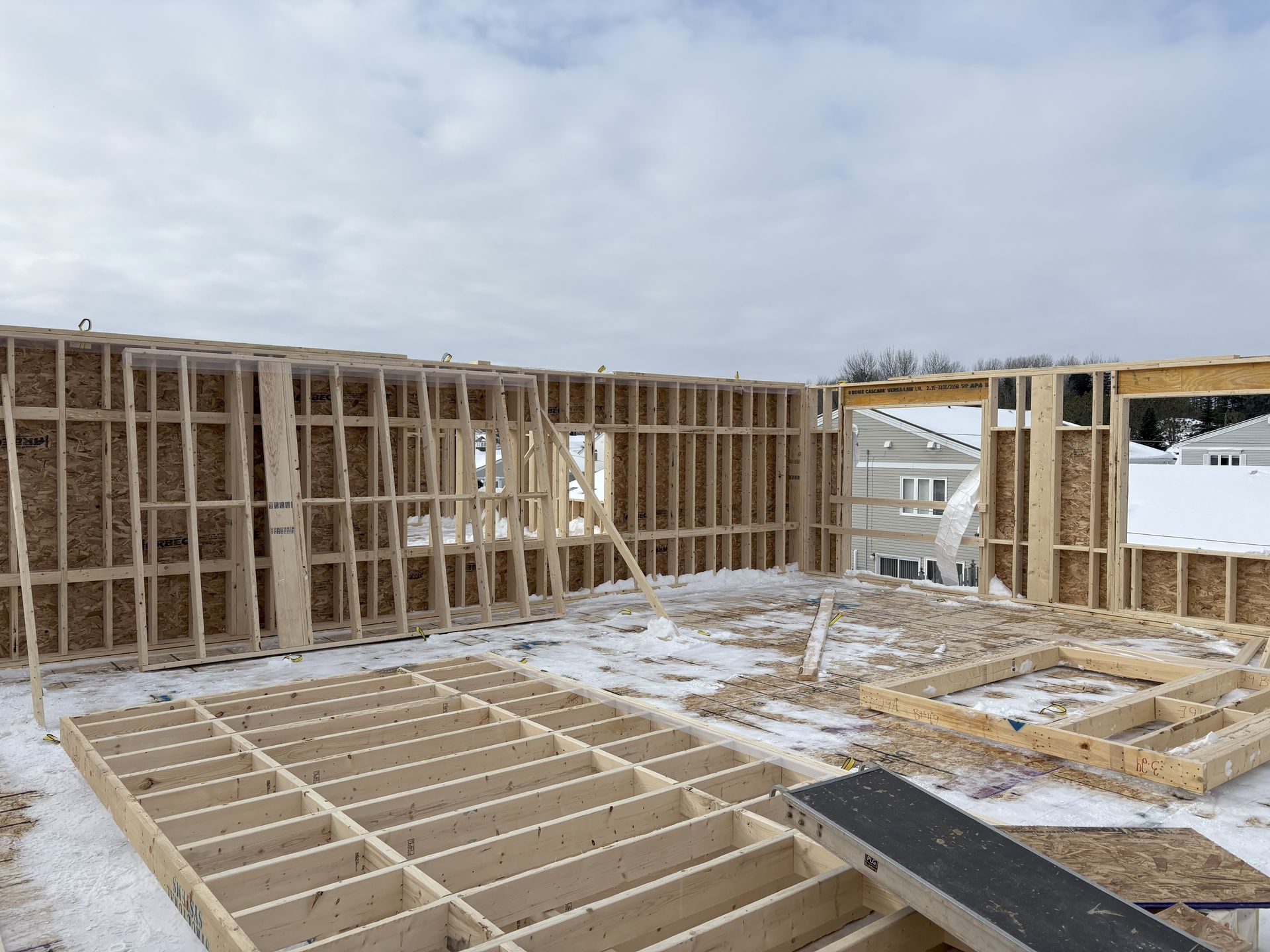 start of framing project