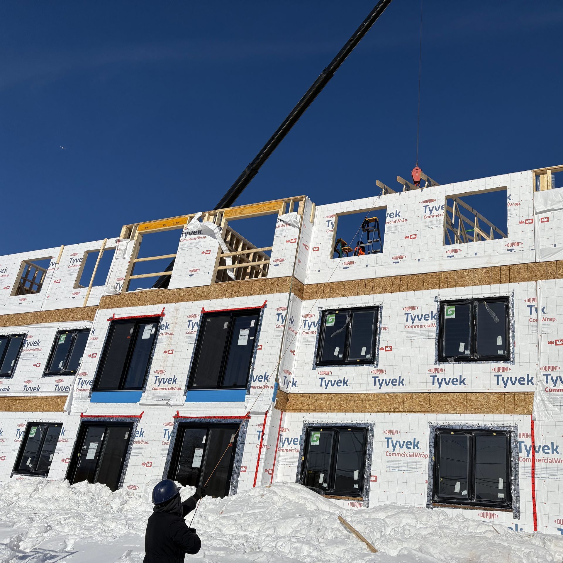 framing a multifamily building