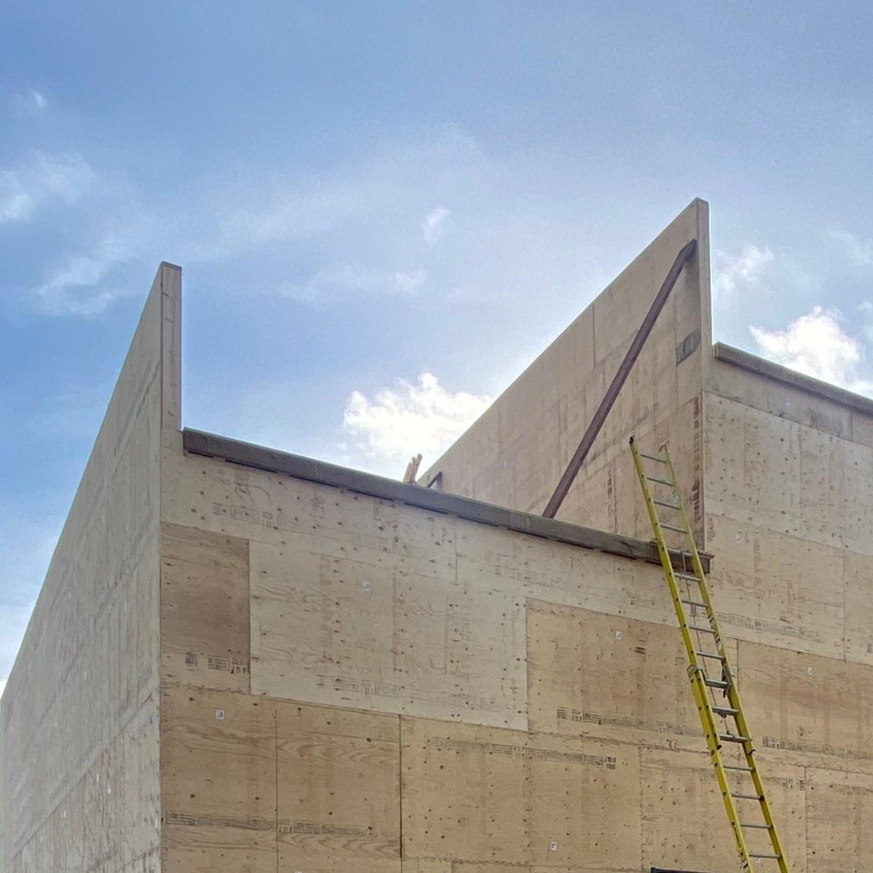 wood parapet