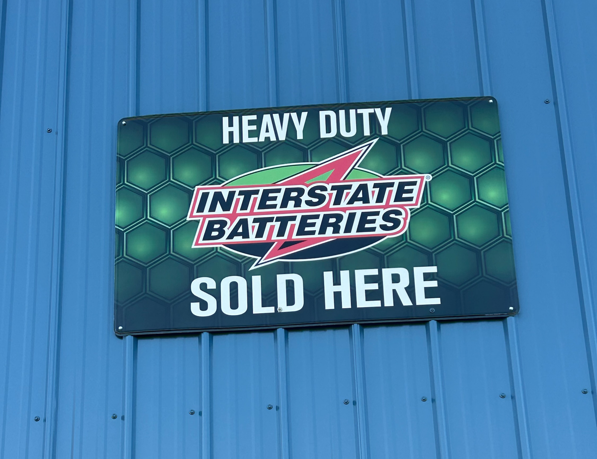 Sign for Interstate Batteries, 